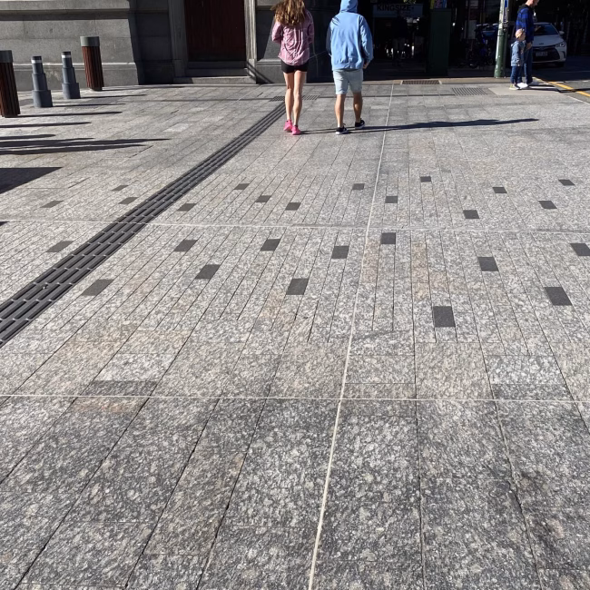 Pavement in Brisbane